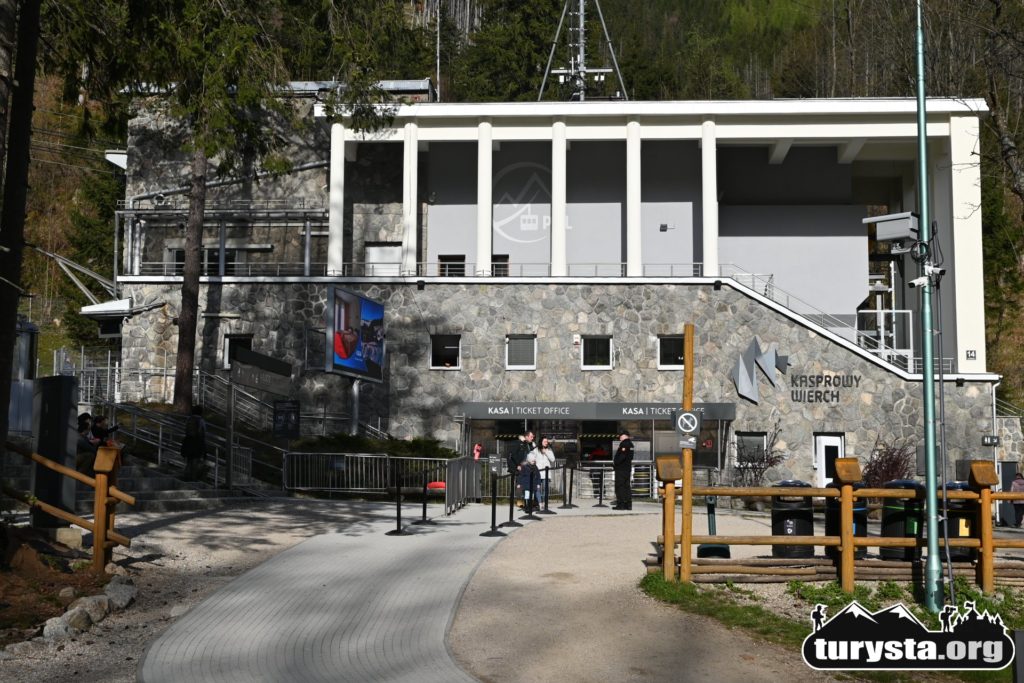 Kolej linowa na Kasprowy Wierch-stacja dolna