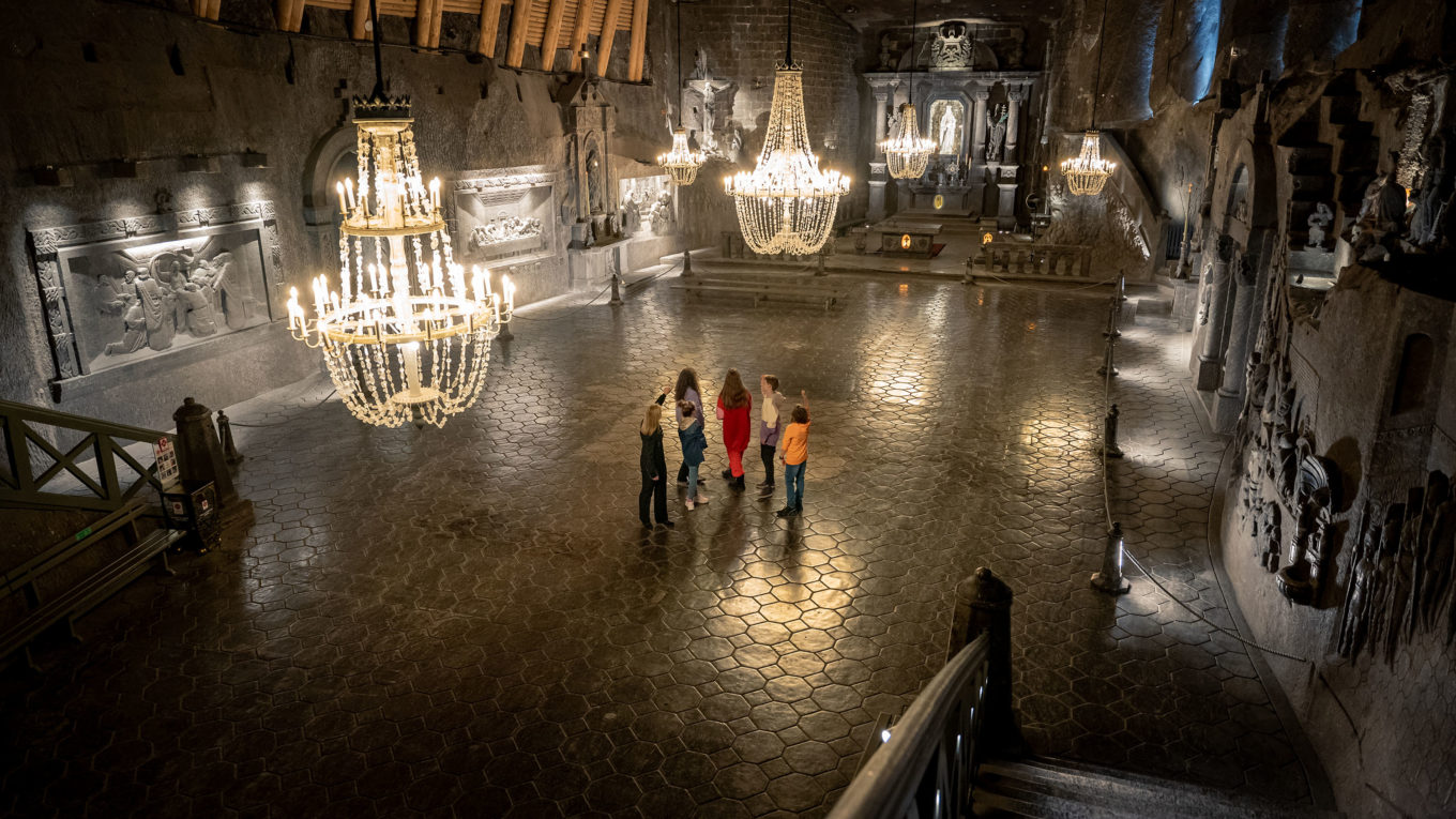 Kaplica św. Kingi na Trasie Turystycznej w Kopalni Soli "Wieliczka"