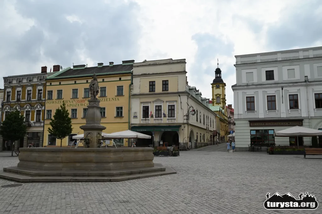 Rynek w Cieszynie.