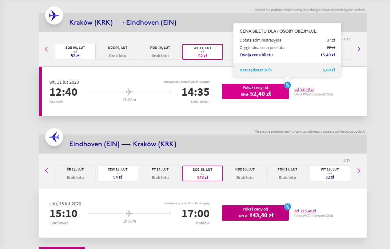 Do 30 Obni ki Na Bilety WizzAir BLACK FRIDAY Turysta