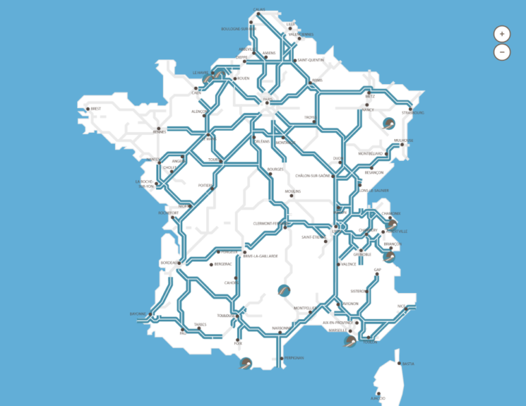 mapa autostrady płatne francja | Turysta.org